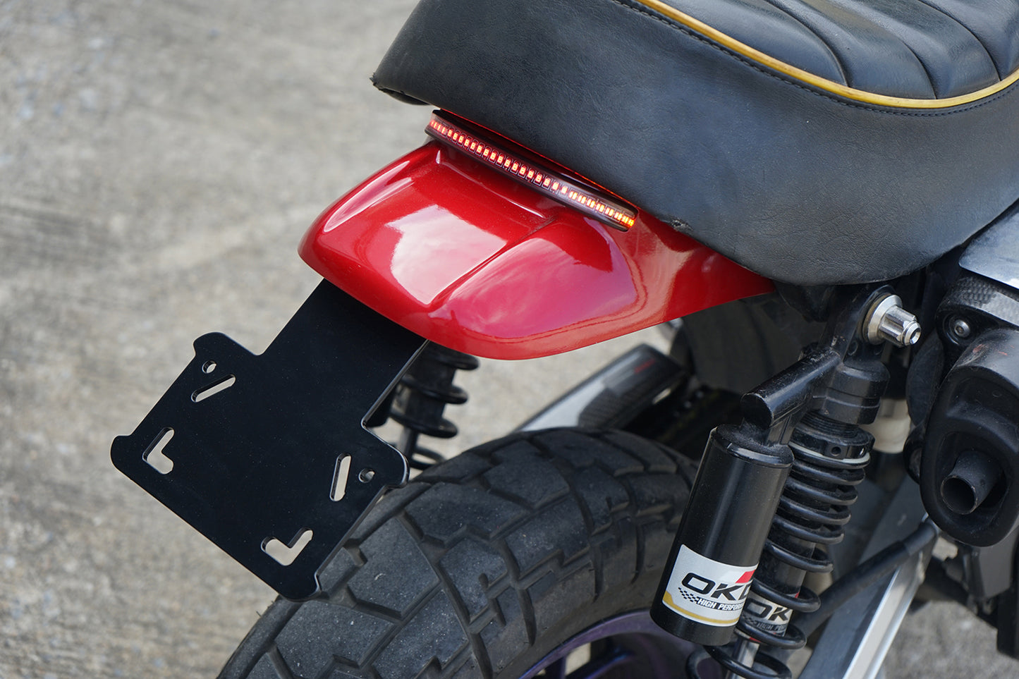 REAR FENDER + TAIL LIGHT LED V.1 FIT FOR HONDA MONKEY125 Z125 2022-2025