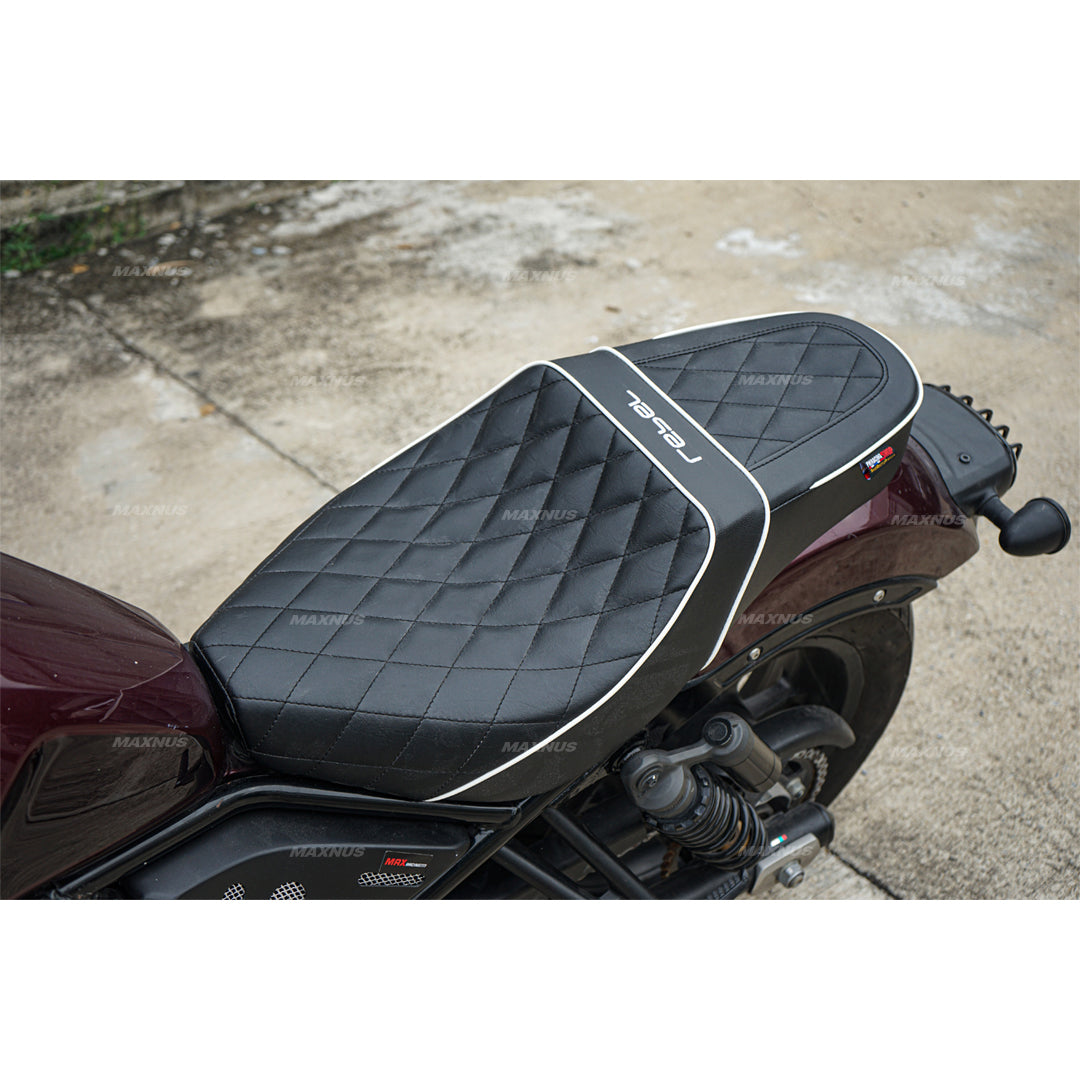 SEAT DOUBLE SADDLE DUAL DRIVER SEATS PAD CUSHION V.8 FOR HONDA REBEL CMX 1100 2021-2025