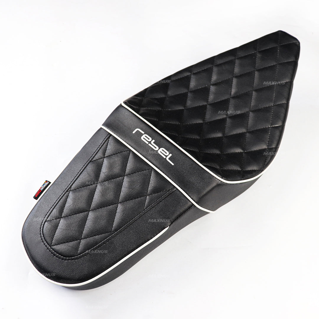 SEAT DOUBLE SADDLE DUAL DRIVER SEATS PAD CUSHION V.6 FOR HONDA REBEL CMX 300&500 2017-2025
