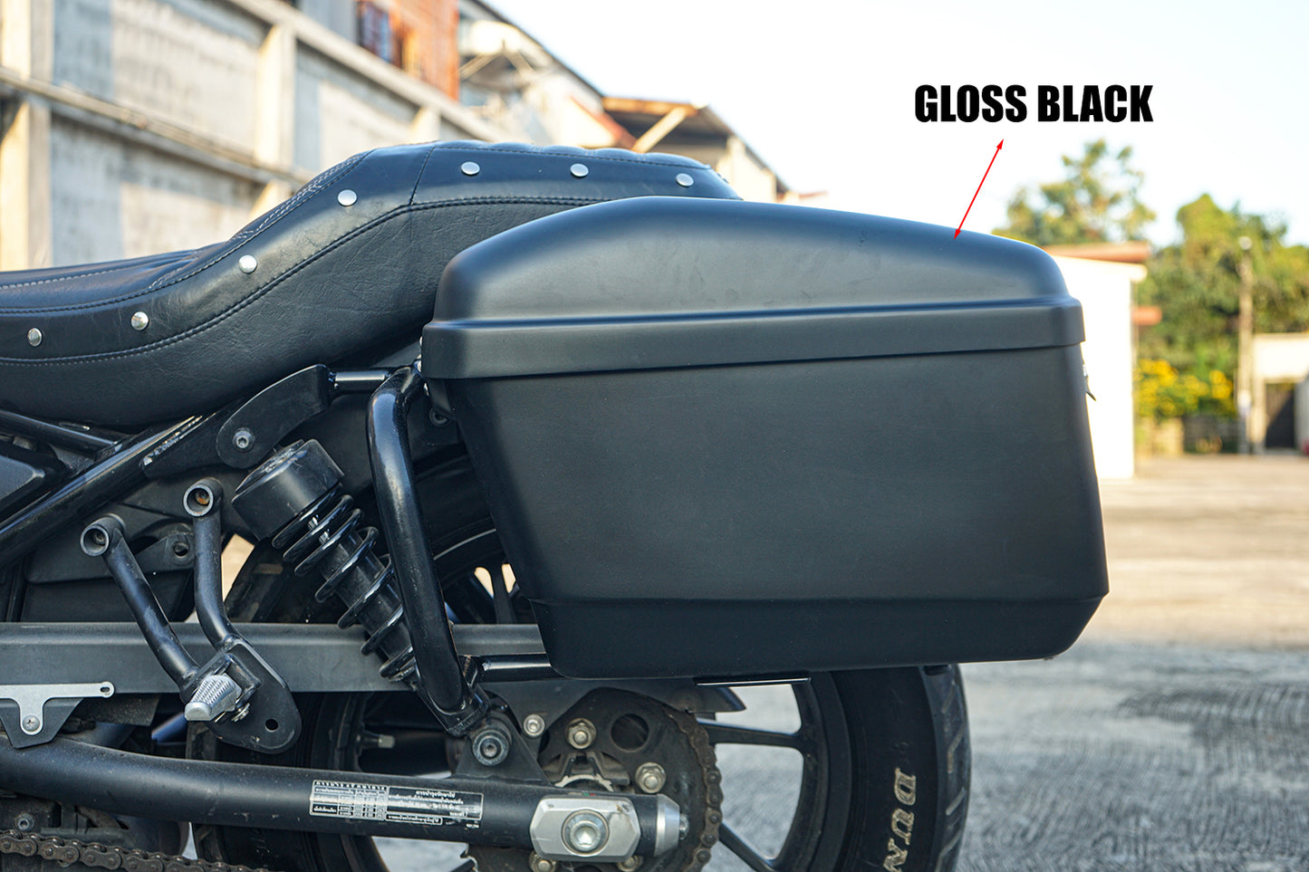 REAR RACK BOX BAG LUGGAGE CARRY LH+RH WITH FOR HONDA REBEL 300&500 2017-2025