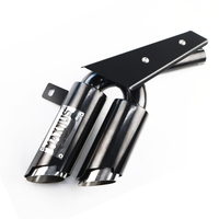 SHORT DOUBLE DUAL EXHAUST PIPE MOUNT SYSTEM FOR HONDA REBEL CMX1100 2021-2025