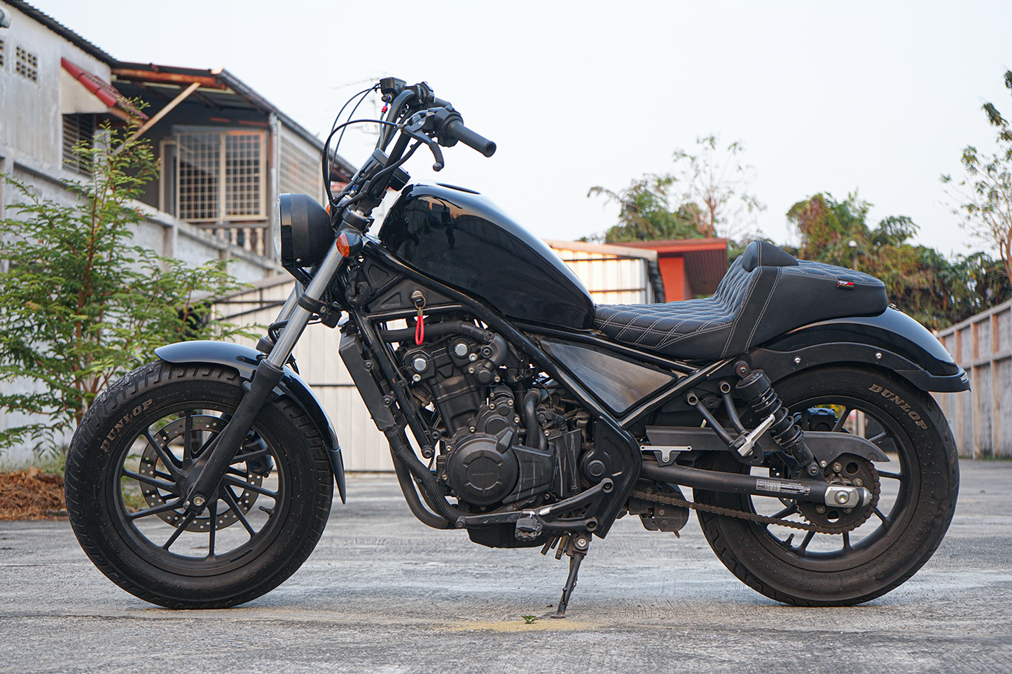 Splash Guard For Front Fender ABS Matte Black Honda rebel cmx 300-500 2017-2025