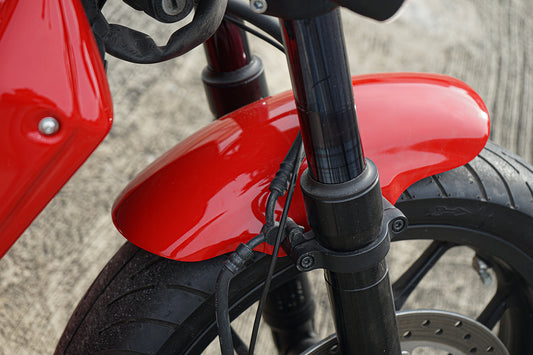 SHORT FRONT FENDER FAIRING MUD GUARD RED FOR HONDA REBEL CMX 1100 2021-2025