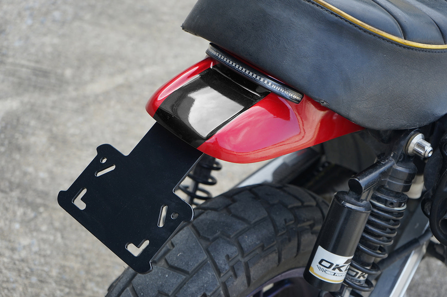 REAR FENDER + TAIL LIGHT LED V.3 FIT FOR HONDA MONKEY125 Z125 2022-2025