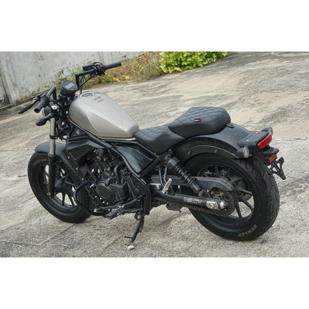 SEAT DOUBLE SADDLE DUAL DRIVER SEATS PAD CUSHION V.18 FOR HONDA REBEL CMX 300&500 2017-2025