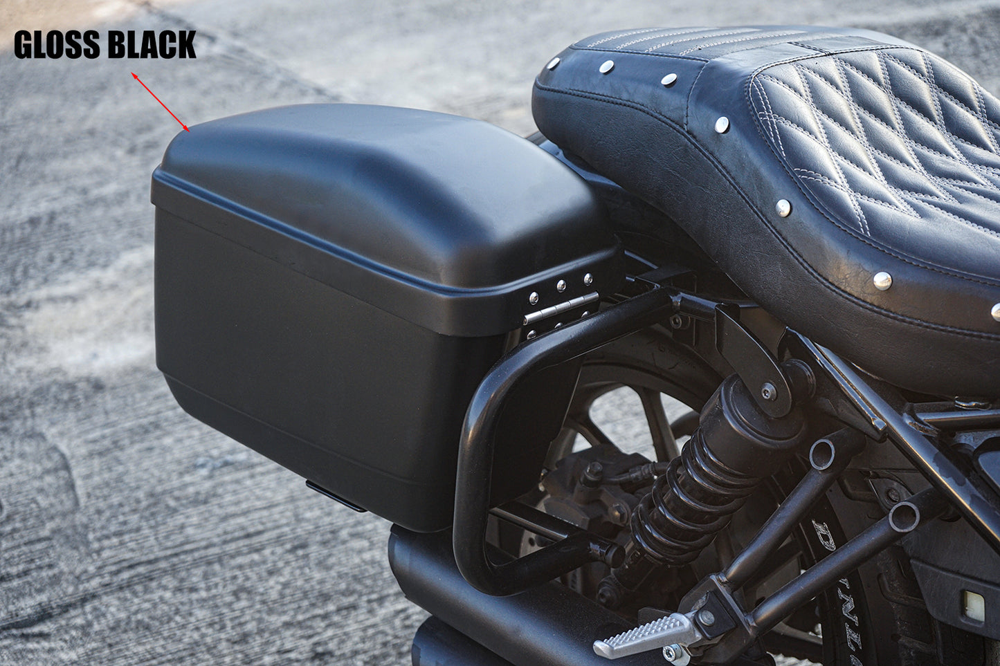 REAR RACK BOX BAG LUGGAGE CARRY LH+RH WITH FOR HONDA REBEL 300&500 2017-2025