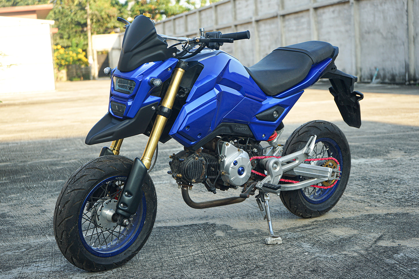 FRONT WINDSHIELD WINDSCREEN V.1 FOR HONDA GROM 125 MSX SF 2016 - 2020