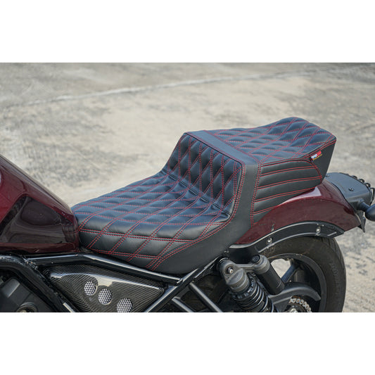SEAT DOUBLE SADDLE DUAL DRIVER SEATS PAD CUSHION V.16 FOR HONDA REBEL CMX 1100 2021-2025