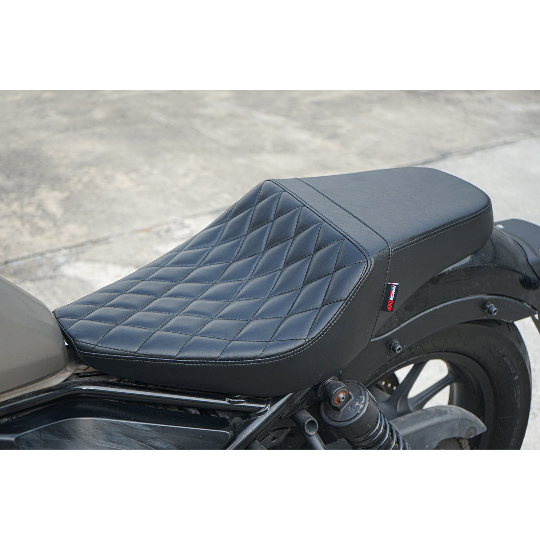 SEAT DOUBLE SADDLE DUAL DRIVER SEATS PAD CUSHION V.22 FOR HONDA REBEL CMX 300&500 2017-2025