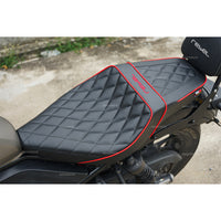 SEAT DOUBLE SADDLE DUAL DRIVER SEATS PAD CUSHION V.8 FOR HONDA REBEL CMX 300&500 2017-2025