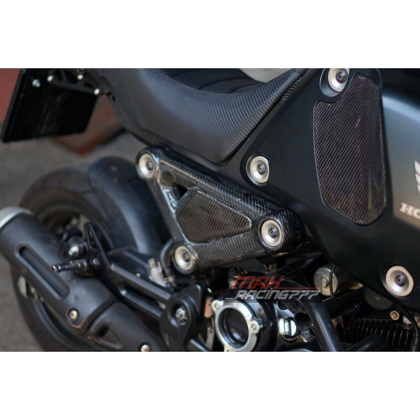 FRAME BODY R+L COVER SIDE UPPER PANEL CARBON FIBER FOR HONDA NEW GROM 2021-2024