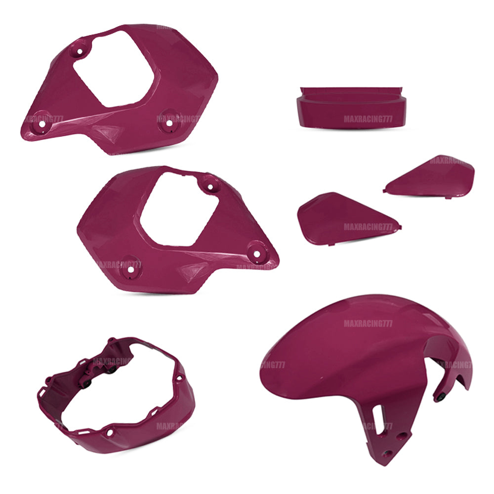 RUBY RED 7PC BODY PASTEL PANELS FRAME BODY FOR HONDA NEW MSX GROM 125 2022-2024