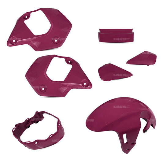 RUBY RED 7PC BODY PASTEL PANELS FRAME BODY FOR HONDA NEW MSX GROM 125 2022-2024