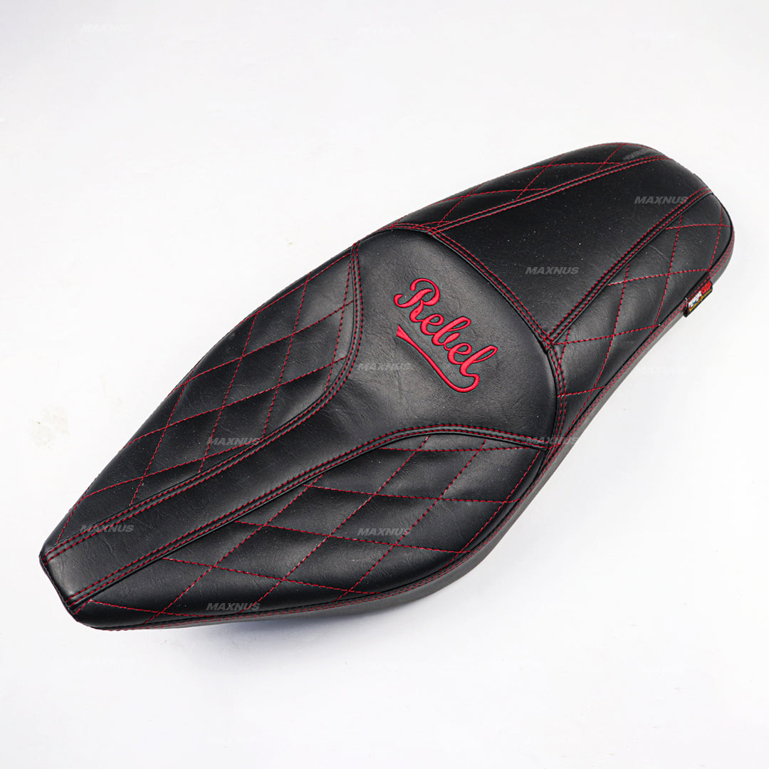 SEAT DOUBLE SADDLE DUAL DRIVER SEATS PAD CUSHION V.10 FOR HONDA REBEL CMX 300&500 2017-2025