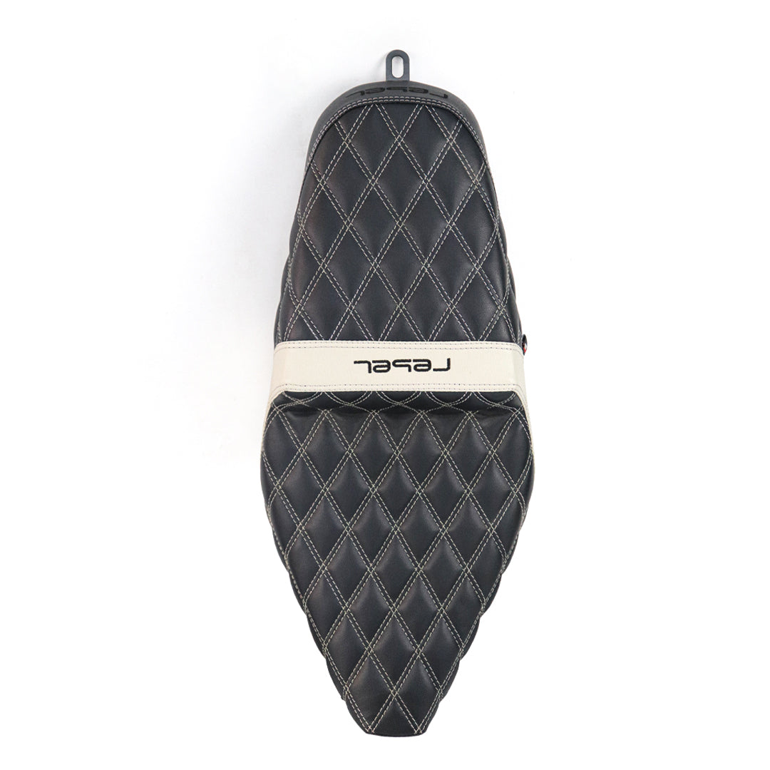 SEAT DOUBLE SADDLE DUAL DRIVER SEATS PAD CUSHION V.17 FOR HONDA REBEL CMX 300&500 2017-2025