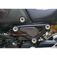 FRAME BODY R+L COVER SIDE UPPER PANEL CARBON FIBER FOR HONDA NEW GROM 2021-2024