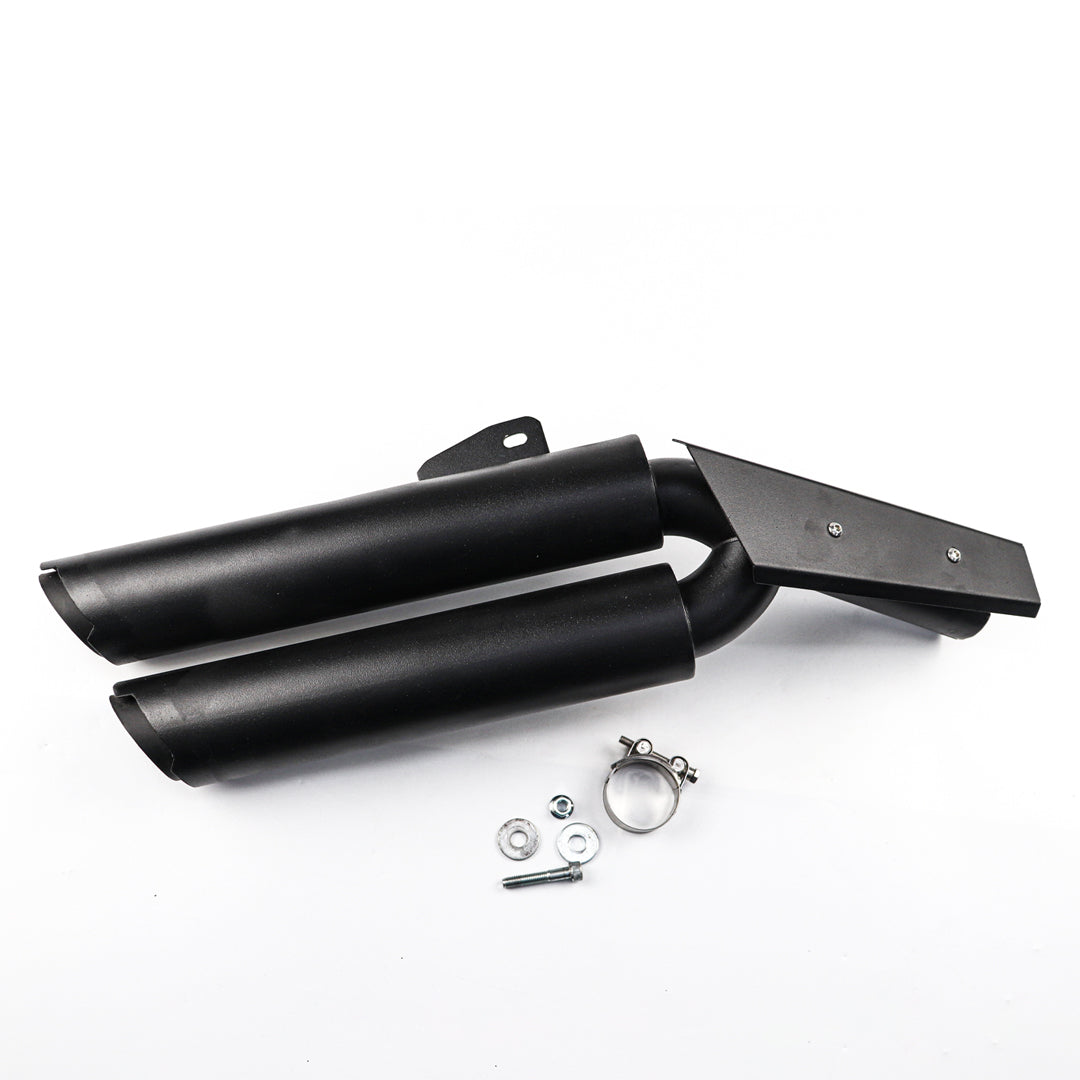 LONG DOUBLE DUAL EXHAUST PIPE MOUNT SYSTEM MAXNUS FOR HONDA REBEL CMX 300 2017-2025