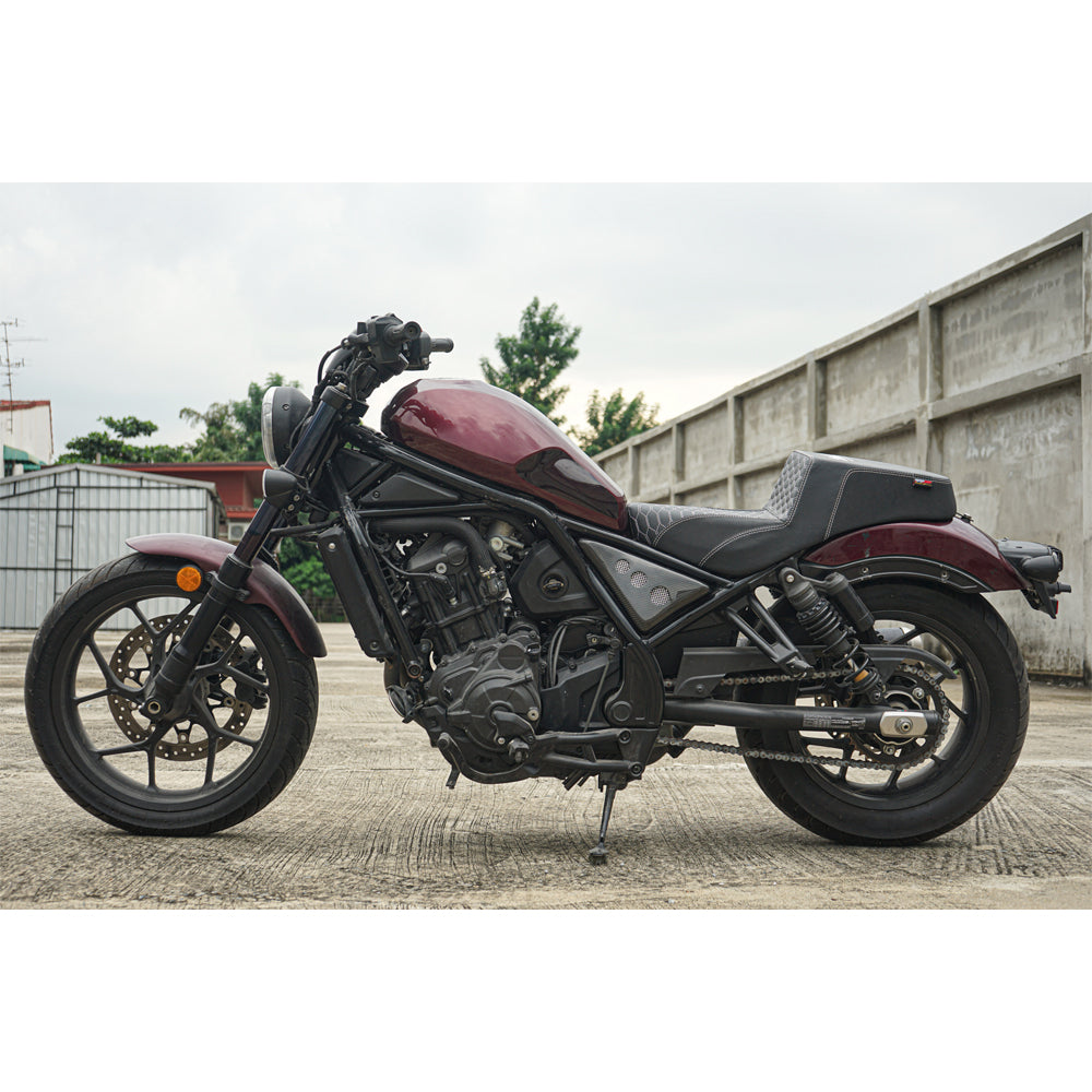 SEAT DOUBLE SADDLE DUAL DRIVER SEATS PAD CUSHION V.13 FOR HONDA REBEL CMX 1100 2021-2025