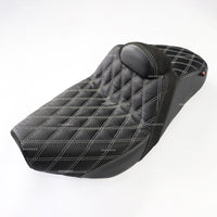 SEAT DOUBLE SADDLE DUAL DRIVER SEATS PAD CUSHION V.12 FOR HONDA REBEL CMX 1100 2021-2025