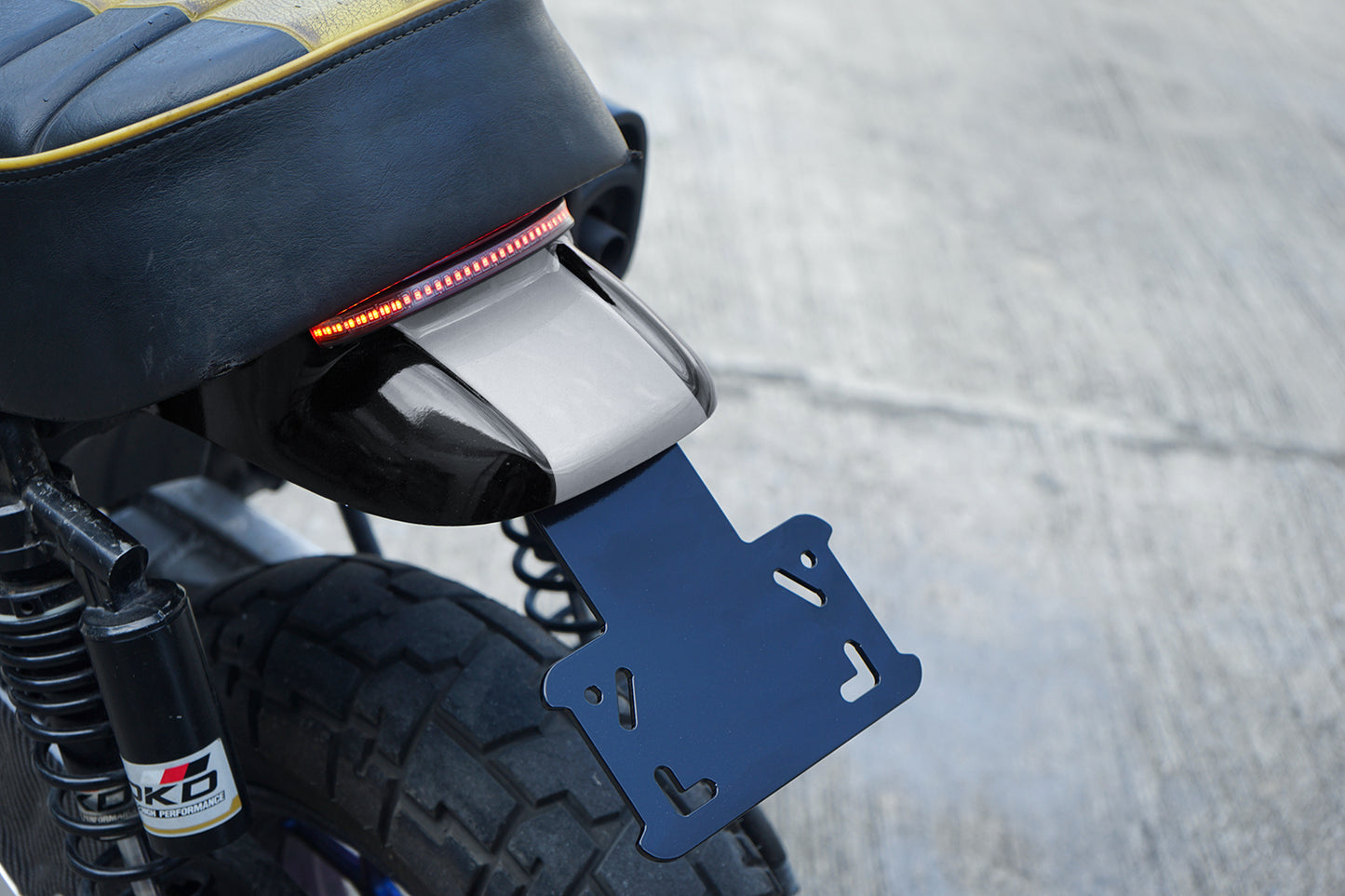 REAR FENDER + TAIL LIGHT LED V.2 FIT FOR HONDA MONKEY125 Z125 2022-2025