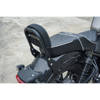 REAR BACKREST FOR PASSENGER STEEL BLACK SISSY BAR SEAT FOR HONDA REBEL CMX 300&500 2017-2025