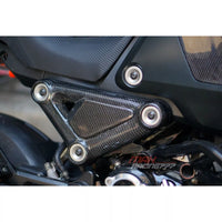 FRAME BODY R+L COVER SIDE UPPER PANEL CARBON FIBER FOR HONDA NEW GROM 2021-2024