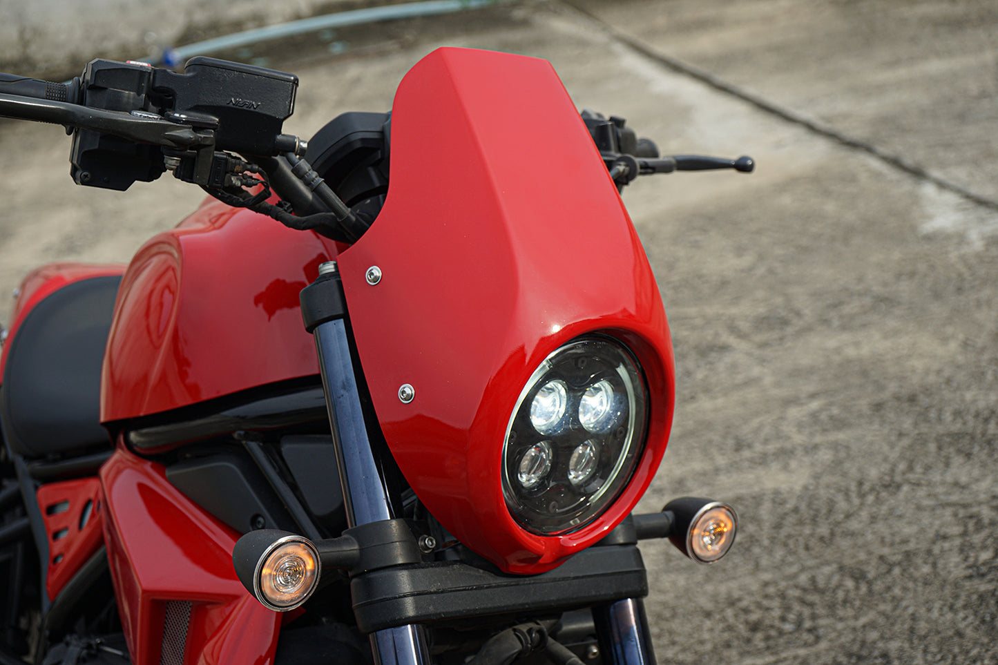 HEADLIGHT COVER MASK WINDSCREEN RED FOR HONDA REBEL CMX 1100 2021-2025