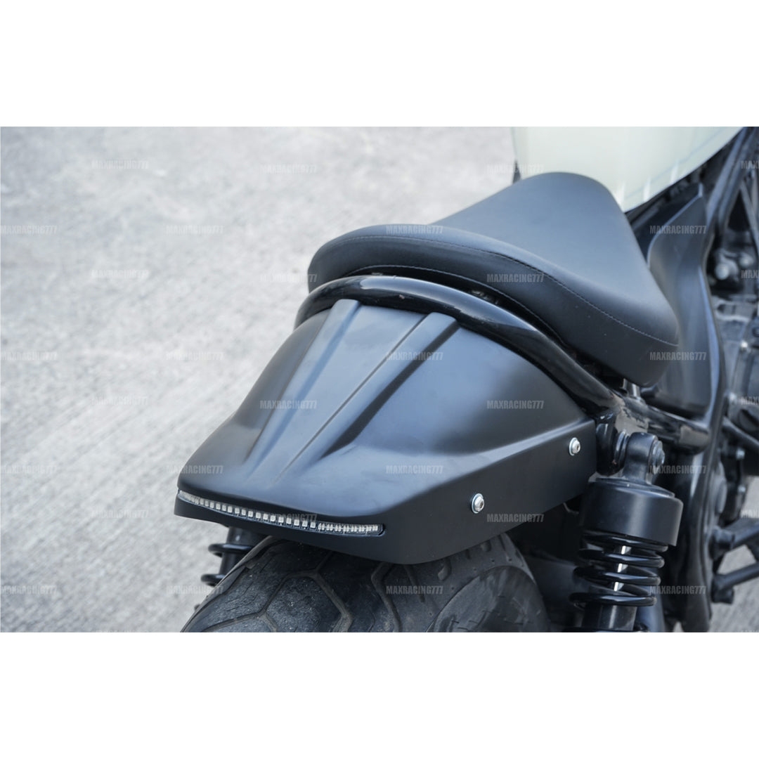 REAR FENDER FAIRING MUD GUARD LED BLACK FOR HONDA REBEL CMX 300&500 2017-2025