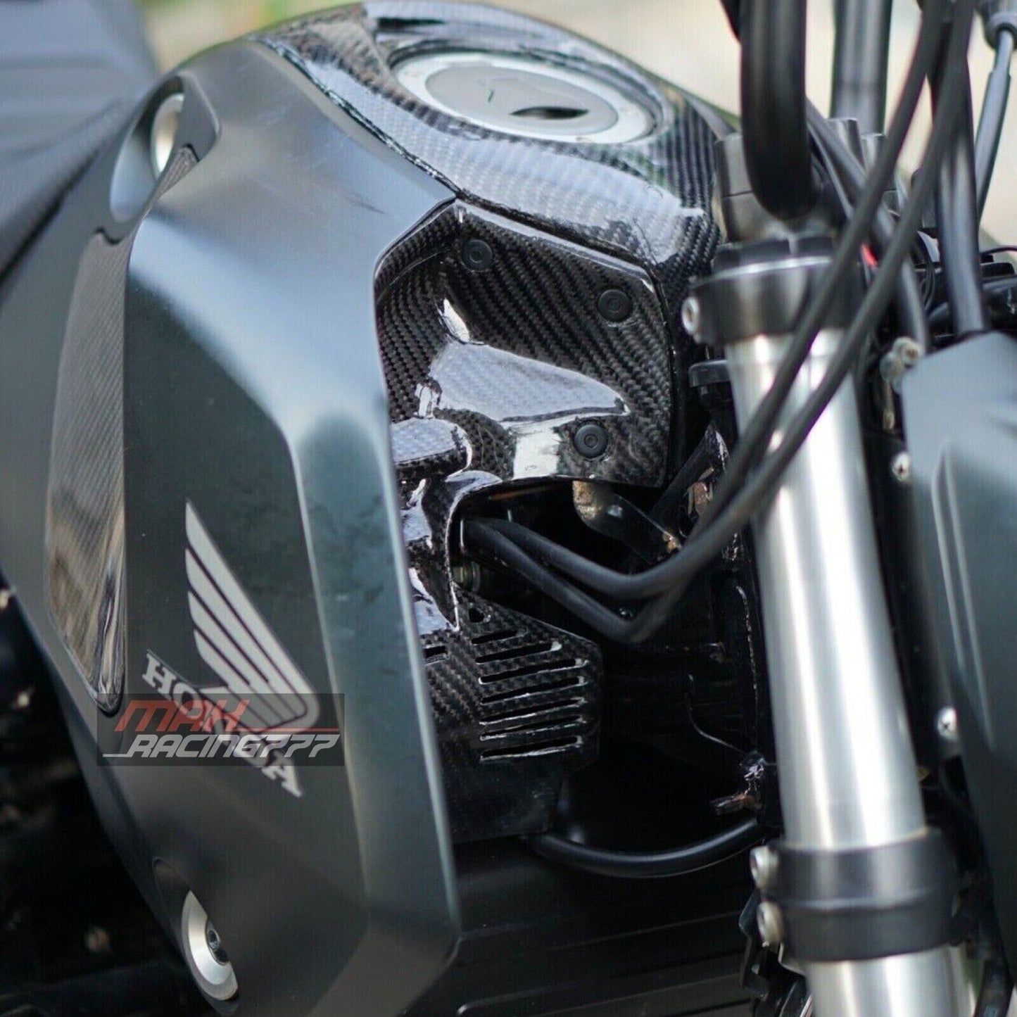 SET OF 11 PIECE FRAME BODY COVER SIDE UPPER PANEL CARBON FIBER FOR HONDA NEW GROM 2021-2024