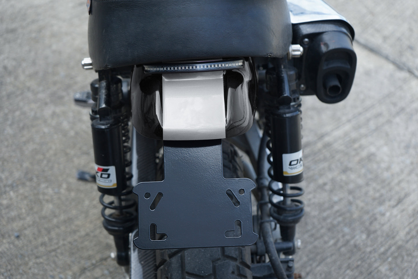 REAR FENDER + TAIL LIGHT LED V.2 FIT FOR HONDA MONKEY125 Z125 2022-2025