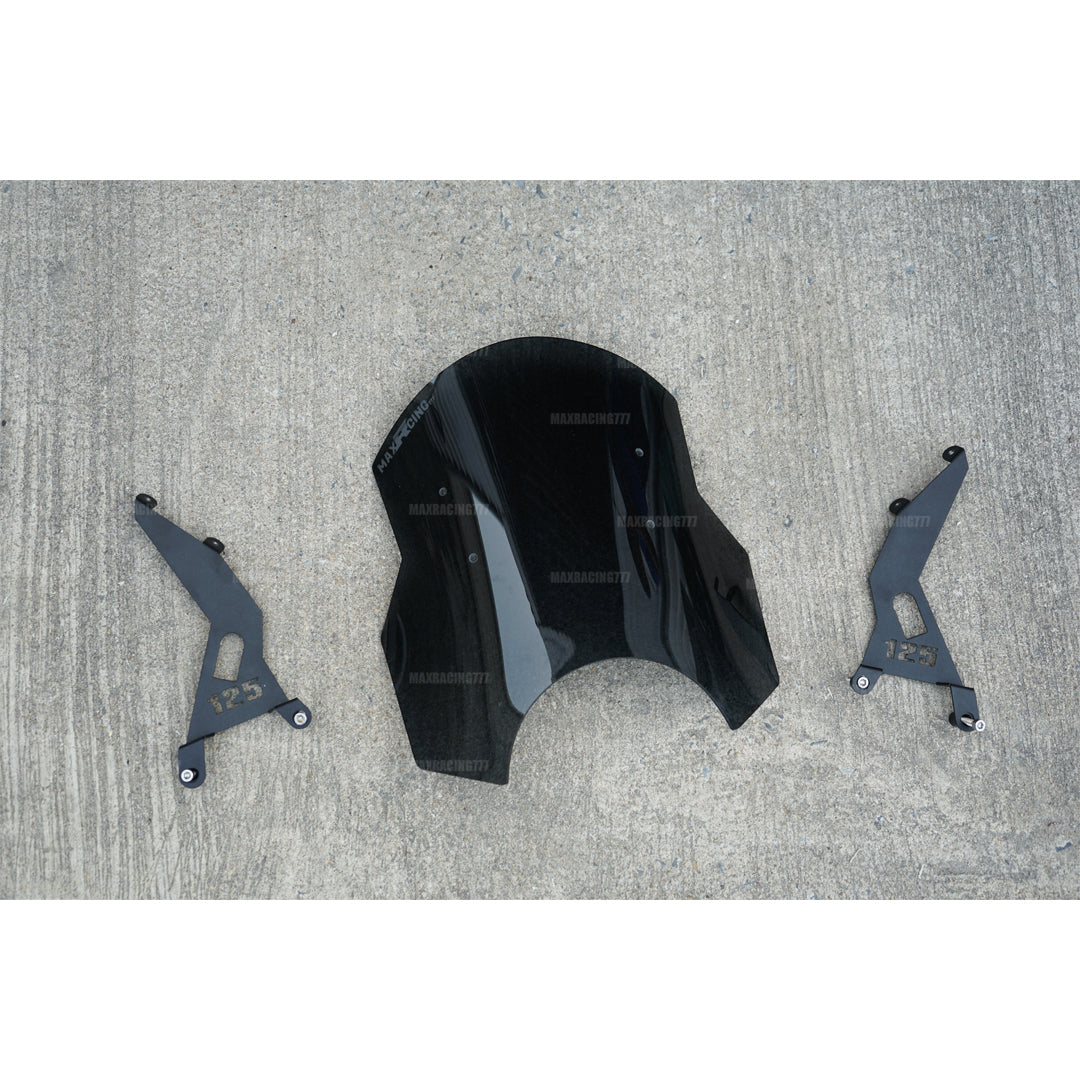 FRONT WINDSCREEN WINDSHIELD GUARD VISOR FIT HONDA CT125 CT 125 HUNTER 2020 - 2025