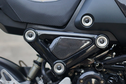 FRAME BODY R+L COVER SIDE UPPER PANEL CARBON FIBER FOR HONDA NEW GROM 2021-2024