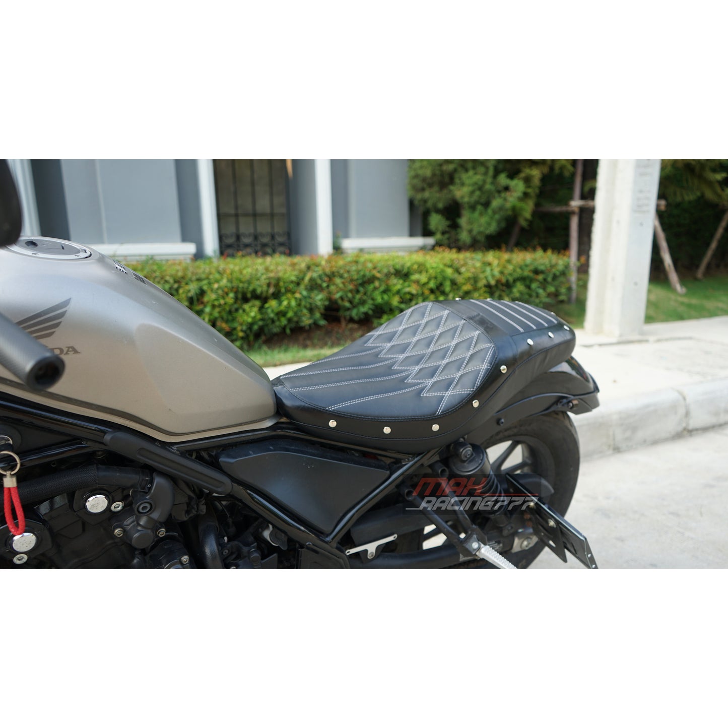 SEAT DOUBLE SADDLE DUAL DRIVER SEATS PAD CUSHION V.12 FOR HONDA REBEL CMX 300&500 2017-2025