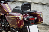 SISSY BAR BACKEST WITH LUGGAGE PAD & RACK SUPPORT FOR HONDA REBEL 1100 2021-2025