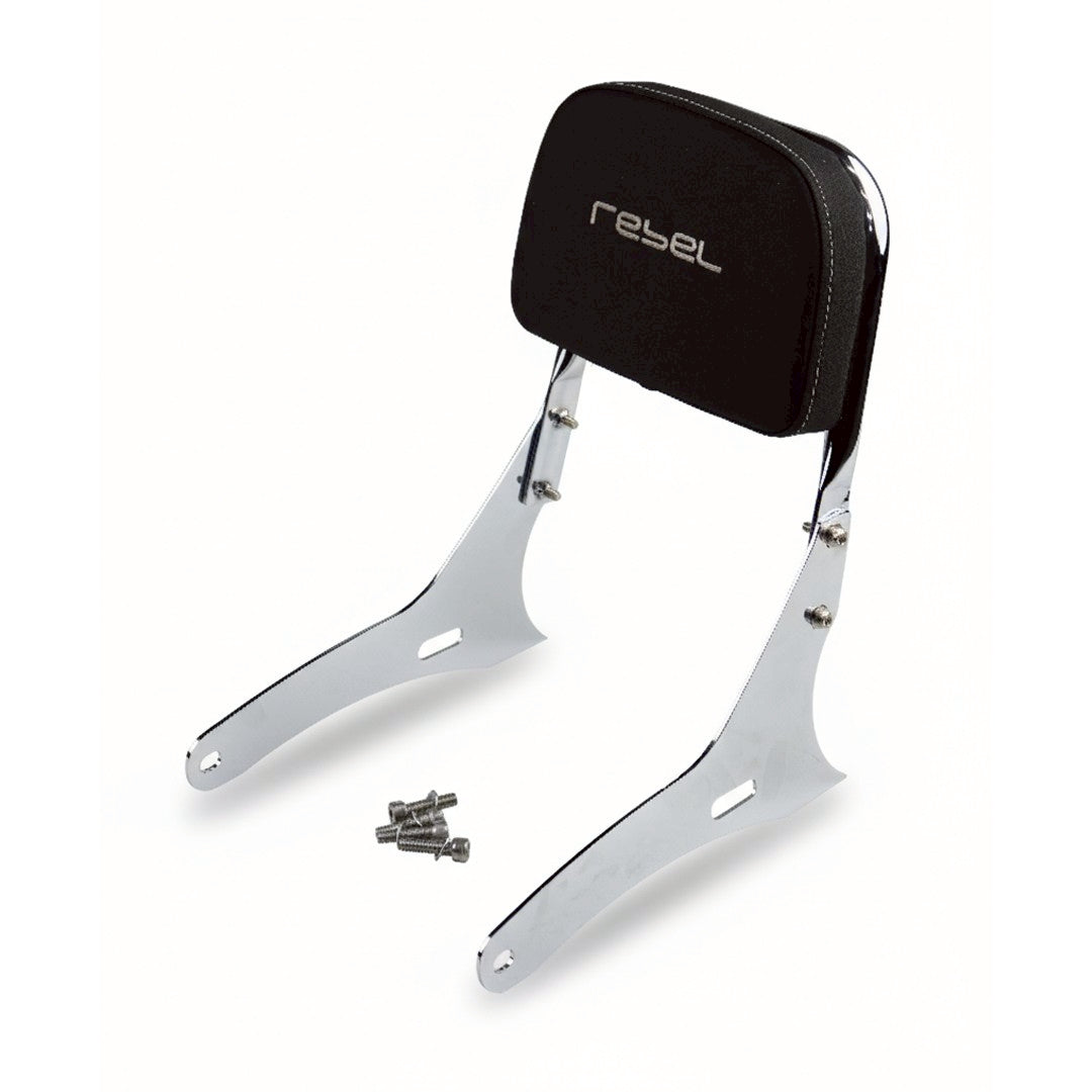 REAR BACKREST FOR PASSENGER STEEL CHROME SISSY BAR SEAT FOR HONDA REBEL CMX 1100 2021-2025