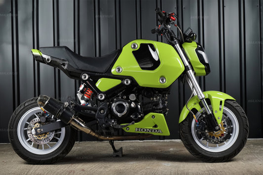 LIME GREEN PLASTIC PANEL FAIRING & UNDER FAIRING HONDA NEW GROM 125 2021-2024