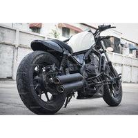 REAR FENDER FAIRING MUD GUARD LED BLACK FOR HONDA REBEL CMX 300&500 2017-2025