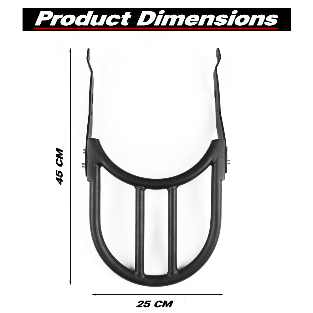REAR LUGGAGE RACK STELL BLACK FOR HONDA SCL CL 300&500  2023 - 2025