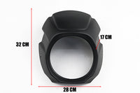 Black Front Windshield Headlight Cover for Honda Rebel 1100 CMX (2021-2025)