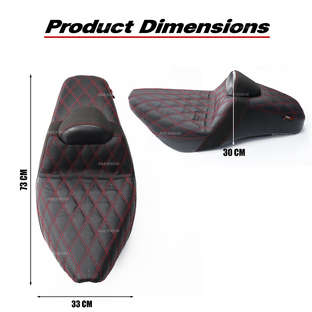 SEAT DOUBLE SADDLE DUAL DRIVER SEATS PAD CUSHION V.5 FOR HONDA REBEL CMX 300&500 2017-2025