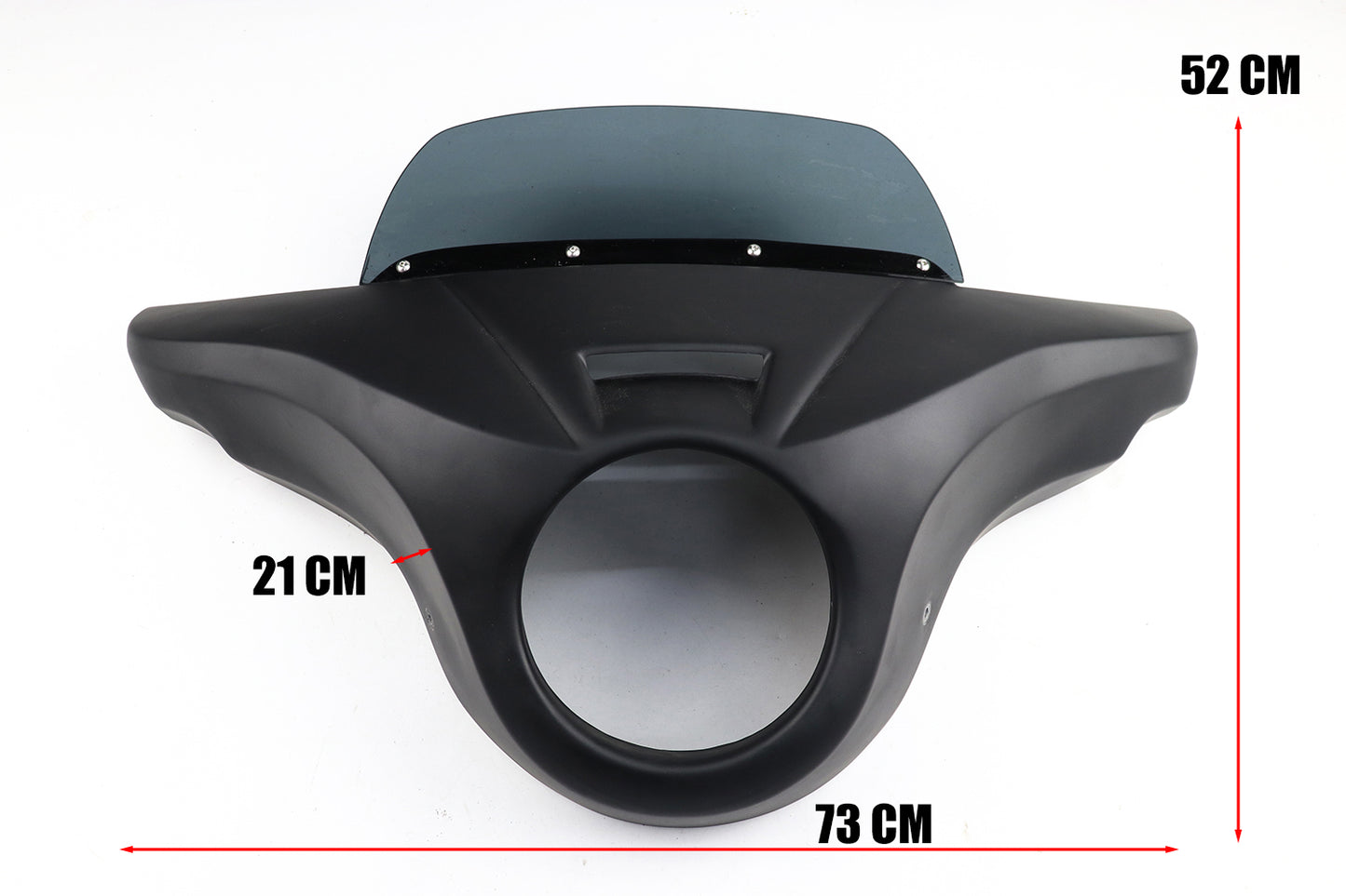Front Batwing Fairing Windshield Matte Black Honda Rebel 1100 CMX (2021-2024)