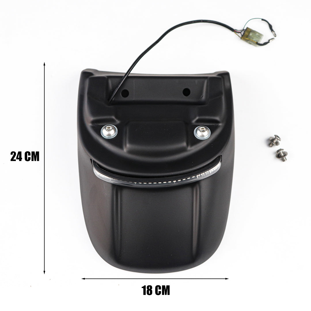 REAR FENDER BLACK + TAIL LIGHT LED FIT FOR HONDA MONKEY125 Z125 2018-2025