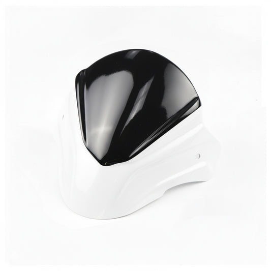 FRONT WINDSHIELD WINDSCREEN BLACKWING WHITE FOR HONDA GROM MSX 125 2013 - 2015