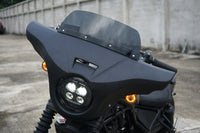 Front Batwing Fairing Windshield Matte Black Honda Rebel CMX 300 (2020-2024)