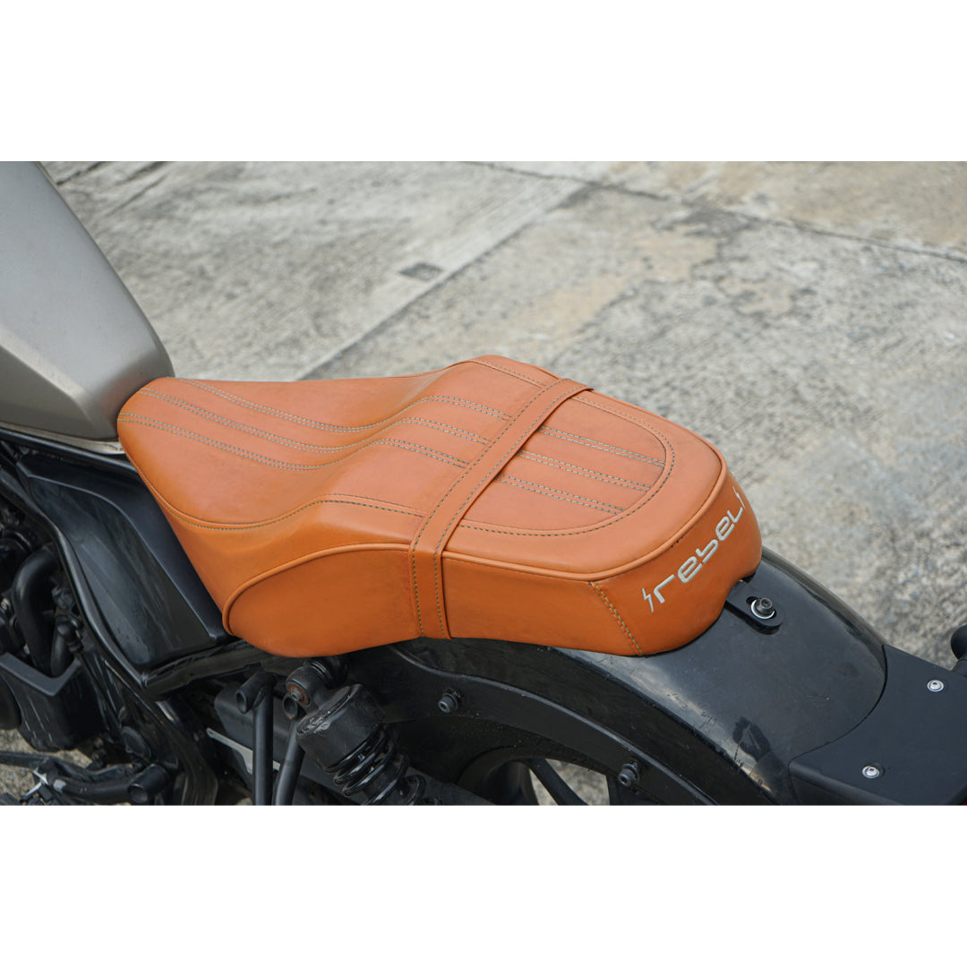 SEAT DOUBLE SADDLE DUAL DRIVER SEATS PAD CUSHION V.16 FOR HONDA REBEL CMX 300&500 2017-2025