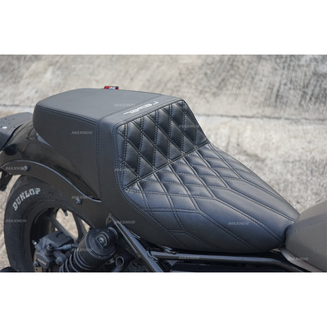 SEAT DOUBLE SADDLE DUAL DRIVER SEATS PAD CUSHION V.2 FOR HONDA REBEL CMX 300&500 2017-2025