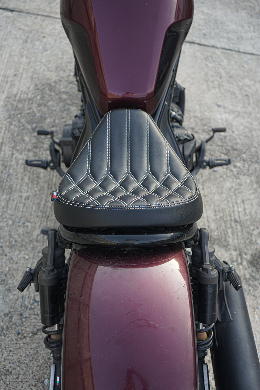 Soft Seat Pad Honda Rebel CMX 1100 (2021-25) - Casual Driver Comfort Cushion V.2