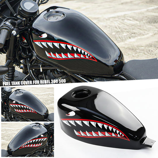 COVER FUEL OIL TANK BLACK V.14 FOR HONDA REBEL CMX 300&500 2017-2025
