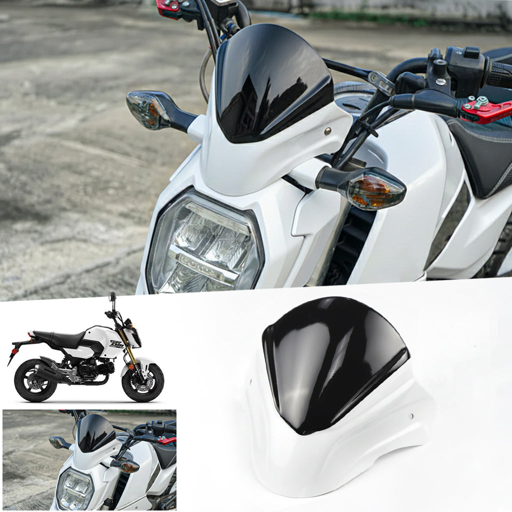 FRONT WINDSHIELD WINDSCREEN V.1 WHITE FOR HONDA GROM 125 2025