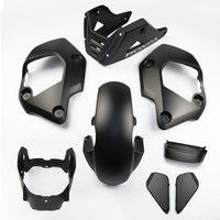 MATTE BLACK PLASTIC PANEL FAIRING & UNDER FAIRING HONDA NEW GROM 125 2021-2024